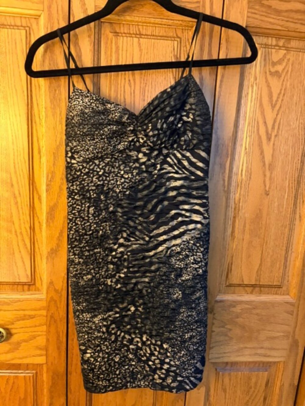 Mini black and gold party dress for girls - Forever 21 M